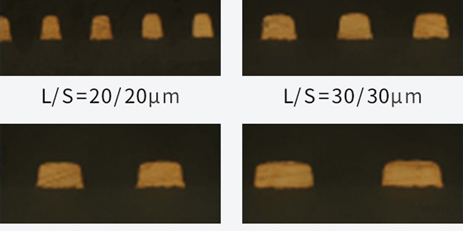 Semi-additive HDI PCBs