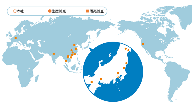 事業所一覧 | 企業情報 | 株式会社メイコー