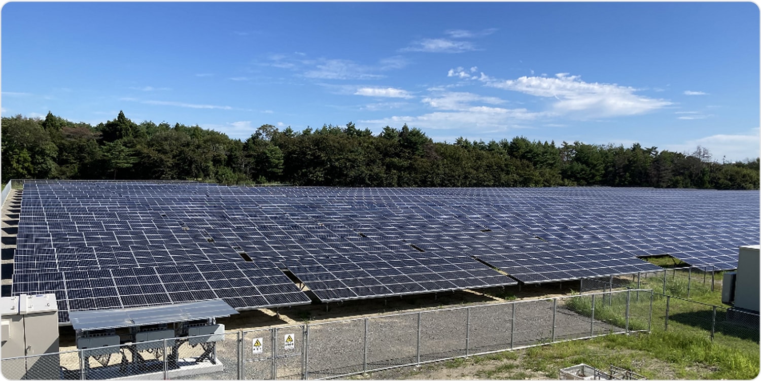 福島工場の自家消費型太陽光発電システム